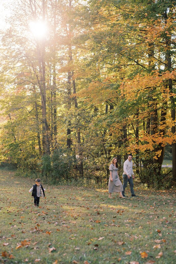 Adventurous and Playful Fall Family Session