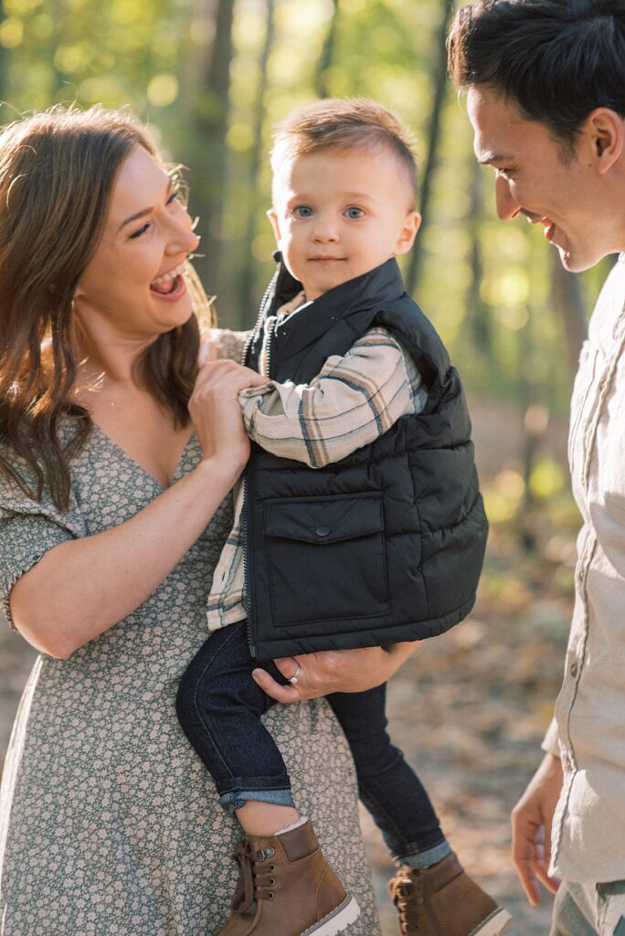 Adventurous and Playful Fall Family Session