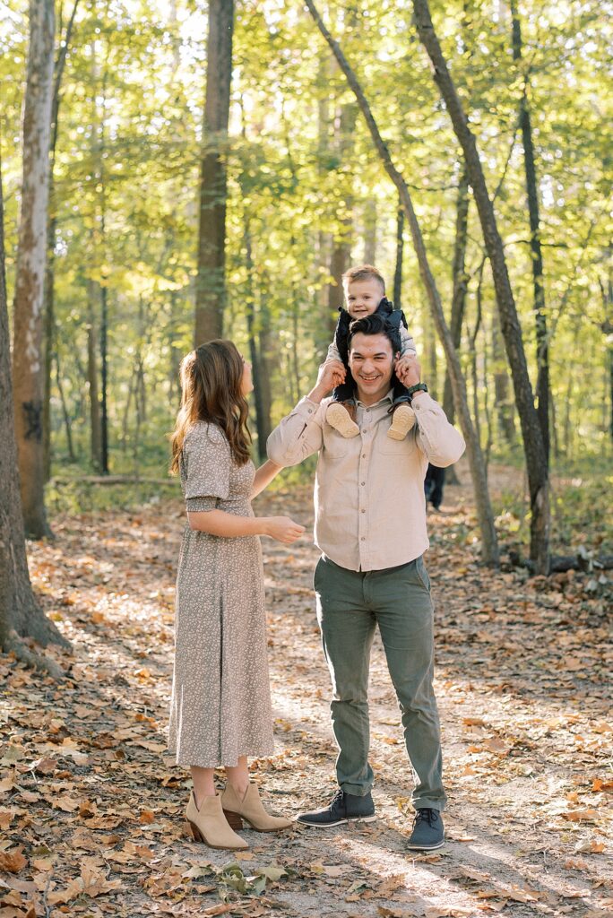 Adventurous and Playful Fall Family Session