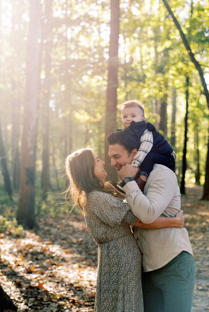 Adventurous and Playful Fall Family Session