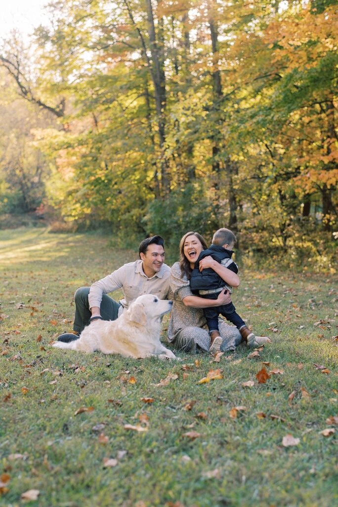 Adventurous and Playful Fall Family Session